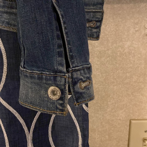 Levi’s denim trucker jacket size Large gently worn - Picture 7 of 9